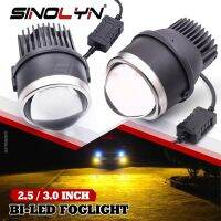 Sinolyn ไฟโปรเจคเตอร์ LED ไฟตัดหมอก,2.5/3.0นิ้วทั่วไปไฟการขับขี่กันน้ำไฟสูง/ต่ำไฟสปอร์ตไลท์ไฟตัดหมอก3000K 6000K อุปกรณ์เสริมรถจักรยานยนต์ดัดแปลง