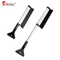 Car Retractable Ice Shovel Handle Snow Shovel Snow Brush Car Cleaning Winter Car Auto Ice Scraper Car SUV Truck Rotatable Brush