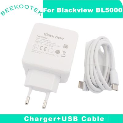 Blackview ใหม่ของแท้ BL5000อะแดปเตอร์แบบเร็ว11V 3.0A อุปกรณ์สายเคเบิ้ล USB สำหรับ Blackview BL5000โทรศัพท์
