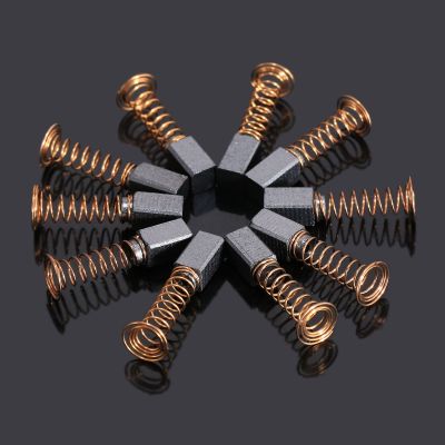 【YF】 10pcs/5Pairs Carbon Brush Spare Parts for Generic Electric Motor Power Tools 5x5x8mm Drill Dremel Rotary Tool Accessories