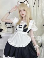 Milk Bear and Cat: Cute maid outfit cos sexy Lolita plus size uniform anime dress suit