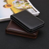 【CW】✸  Wholesale New Business Card Holder Mens Id Holders Magnetic Attractive Wallet Male Credit