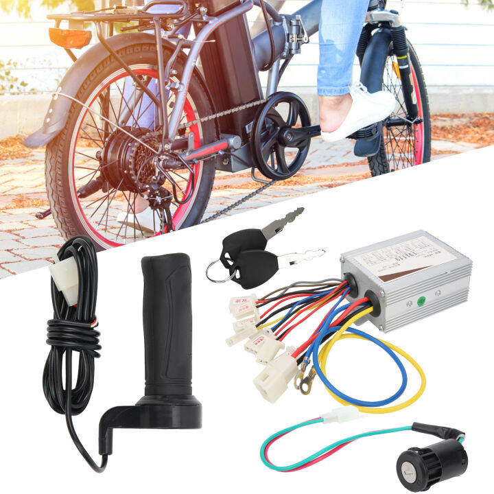 Bike Controller Throttle Grip Set Throttle Grip Electric Door Lock Set 