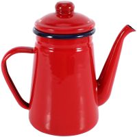 1.1L Enamel Coffee Pot Hand Tea Kettle Induction Cooker Gas Stove Universal