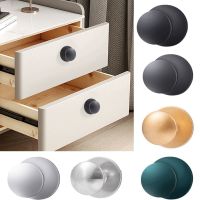 XHLXH Stainless Steel Door Knob Round Single Hole Drawer Knob Simple Gold Wardrobe Handle Cabinet