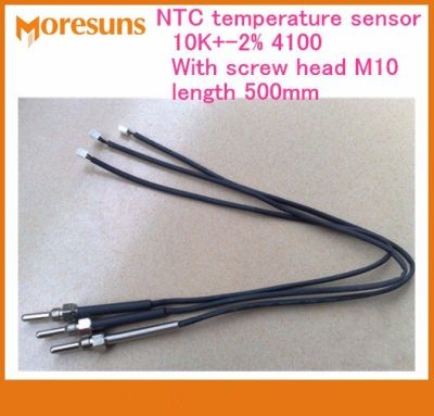Fast Ntc Thermistor 10K 2% 4100สกรูหัว M10สกรูความยาว500มม. Ntc อุณหภูมิ Sensor