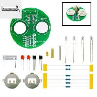 ชุดฝึกปฏิบัติของ CONSTANCE ไฟกระพริบชิ้นส่วนอิเล็กทรอนิกส์โมดูลไจโร Diy ชุดลูกข่างลูกข่าง Led สำหรับเชื่อมด้วยอิเล็กทรอนิกส์ไจโรชุดอิเล็กทรอนิกส์ดีไอวายชุดเชื่อม