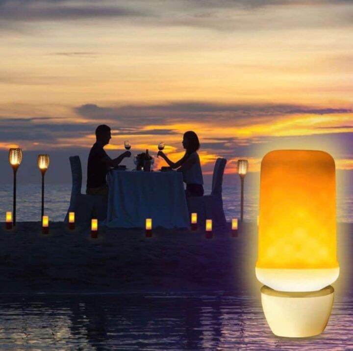 หลอด-led-หลอดไฟ-แสงไฟสีส้ม-หลอดไฟเปลวไฟ-หลอดไฟประดับ-หลอดไฟ-led-หลอดไฟ-หลอดไฟสีประดับ-หลอดไฟประดับเหลือง-มีแกนอลูมิเนียมด้านในแข็งแรง