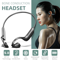 G100 Bone Conduction ชุดหูฟังไร้สายบลูทูธ5.0 Openear หูฟังสเตอริโอกลางแจ้งกีฬากันน้ำหูฟังพร้อมชุดหูฟังไมโครโฟน