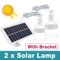 Branch Solar Light LED Outdoor Charge Bulb Hanging Courtyard Garden Solar Led Camping Lamp Indoors Flood Spot