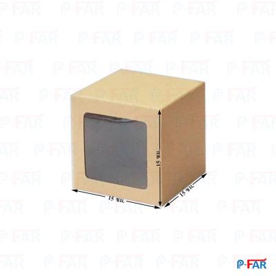 กล่องของขวัญ  กล่องใส่ของที่ระลึก กล่องใส่ของรับไหว้ กล่องใส่ของชำร่วย กล่องใส่เครื่องประดับ กล่องใส่ของขวัญ กล่องกระดาษ  กล่องอเนกประสงค์ No.9 ขนาด 15 x 15 x 15 cm. (50 ใบ)