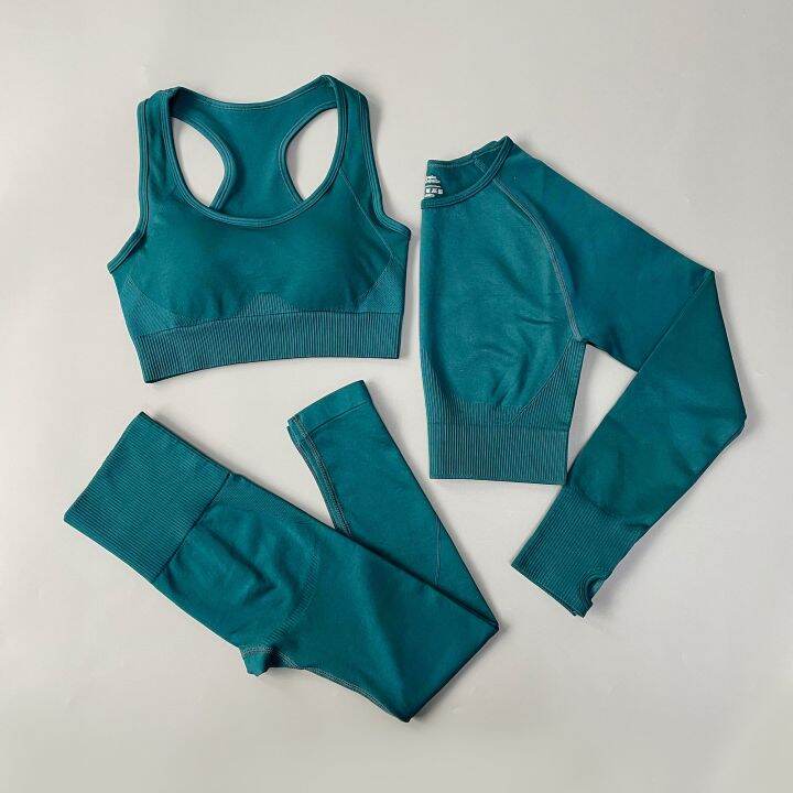 2-3-4pcs-seamless-women-yoga-set-workout-sportswear-gym-clothes-fitness-long-sleeve-crop-top-high-waist-leggings-sports-suit