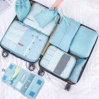 New 9PCSSET Travel Storage Bag Portable Clothes Underwear Organizer Tidy Pouch Packing Toiletry Luggage 2021 Suitcase Bags