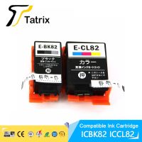 Tatrix ICBK82ตลับหมึกสีดำสี ICCL82หมึกเครื่องพิมพ์ที่รองรับเครื่องพิมพ์ตลับหมึกสำหรับ Epson PX-S05B/PX-S05W/PX-S06B/W