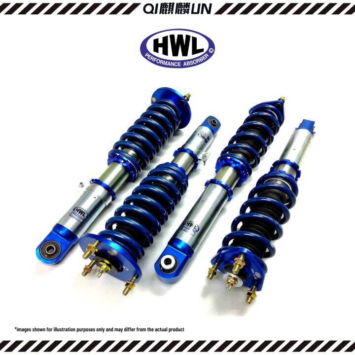 PERODUA MYVI 2018+ HWL MT1BS HiLo Soft Hard Adjustable Suspension / Coilover Lazada