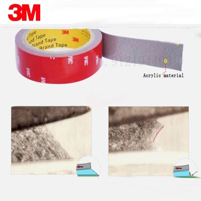 3M Strong VHB Heavy Duty Mounting Double Sided Tape Adhesive Acrylic Foam 6/8/10/12/15/20/30/40Mm for Home 0.8MM Waterproof Car Adhesives  Tape