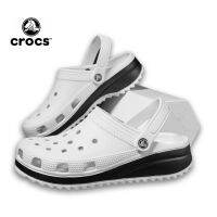 [A Full of energy]☜Crocs รองเท้าแตะรัดส้นชายใหม่อุดตันสำหรับผู้ชายรองเท้าสำหรับทำงานชายหาด (สำหรับผู้ชาย)