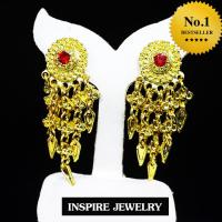 Inspire Jewelry ต่างหูงานแฟชั่น เทียมเงินรมดำ หรือสีทองให้เลือกใส่ สำหรับใส่กับชุดไทย ผ้าฝ้าย ผ้าไทยทุกชนิด หรือใส่เล่นได้กับทุกชุด พร้อมถุงกำมะหยี่