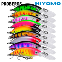 PROBEROS ชุดเซ็ตตกปลาตกปลาคละสี9ชิ้น/ล็อต,เหยื่อปลาซิวจมยาว5.5ก. 7ซม. DW495ตกปลาเบสเหยื่อตกปลาแบบแข็งขยับได้