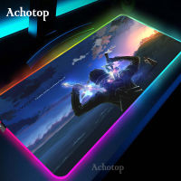 Gaming Mouse Pad RGB Sword Art Online Computer Mouse Pad Anime Large Gaming Mousepad Mouse Pads Pink PC Gamer 900x400 Desk Mat