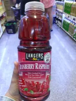 น้ำแครนเบอร์รี่ ราสพ์เบอร์รี่ แลงเจอร์ส 946มล นํ้าผลไม้สด 100% Langers Cranberry Rasberry Cocktail Juice