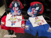 New☆ เด็กการ์ตูน Marvel ชุดสามชิ้น Baby Ultraman ชุดเด็ก Spider-Man ชุดสามชิ้น One-piece Shipping