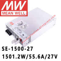 SE-1500-27หมายถึงดี1501.2W 55.6A 27V DC แหล่งจ่ายไฟเอาท์พุทเดี่ยว Meanwell ร้านค้าออนไลน์