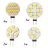 【100%-New】 upaxjl โคมไฟ LED G4สปอตไลท์1W 3W 4W 5W 5050 SMD DC12V ขาวอบอุ่นสีขาวหลอดไฟข้าวโพดเย็น