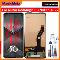 MagicMeta 6.65 "Incell สำหรับ ZTE Nubia Red Magic 5G หน้าจอดิจิตอลสัมผัสหน้าจอ LCD สำหรับ Nubia RedMagic 5S NX659J จอ LCD ทดสอบ