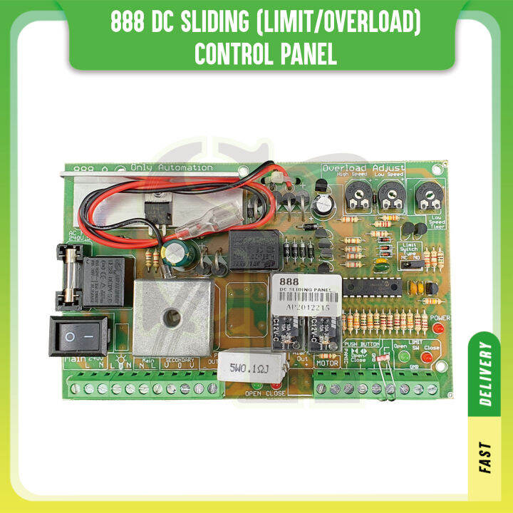 Autogate Control Board 888 Limit Dc Sliding Panel Suitable For Oae