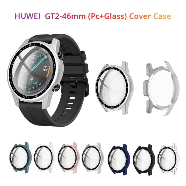 tempered-glass-case-for-huawei-watch-gt2-46mm-screen-protector-cover-bumper-case-for-huawei-watch-gt-2-46mm-pc-full-cover-cases