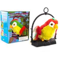 22cm Electric Talking Parrot Toy Cute Speaking Record Repeats Waving Wings Electronic Bird Stuffed Plush Toy Kids Birthday Gift