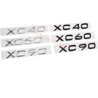 ABS Letters Numbers Emblem XC40 XC60 XC90 Trunk Lid Badge Models Namaplate Decal Car Sticker for Volvo Chrome Glossy Matte Black