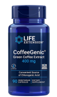 Life Extension CoffeeGenic® Green Coffee Extract 400 mg / 90 Vegetarian Capsules