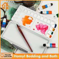 Homyl จานสีน้ำสีอะคริลิคและสีน้ำมันที่มีปกแม่นวางสินค้าทาสีมือใหม่