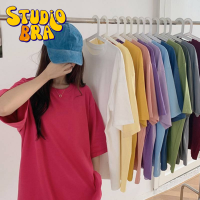 ?????? ??? - เสื้อยืดแขนสั้น สีพื้น  มีให้เลือก 13 สี (รหัส: 056)