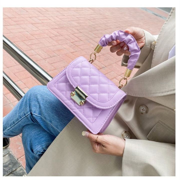 กระเป๋าแมสเซ็นเจอร์หนัง-pu-กระเป๋าถือสำหรับผู้หญิงกระเป๋าสะพายแฟชั่นเรียบง่ายกระเป๋าพาดลำตัวสำหรับผู้หญิงถักลาย