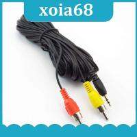 xoia68 Shop 1Pc 2.5Mm Male Plug Jack To Dual 2 Rca Male Cable Pc Audio Splitter To 2 Rca Audio Cables