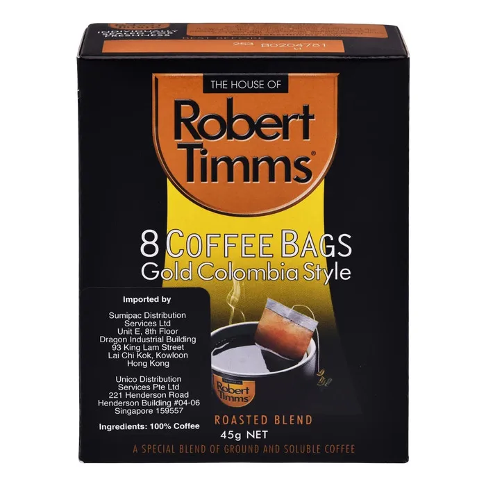 Robert Timms 8 Coffee Bags Style Gold Columbia Lazada