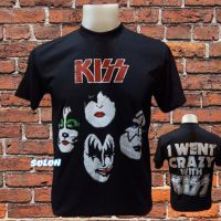 เสื้อวง KISS วงร็อค ไม่มีตะเข็บข้าง เสื้อวินเทจชาย เสื้อทัวร์ วงดนตรีร็อคต่างประเทศ