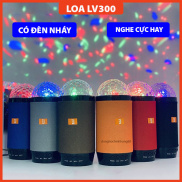 Loa Bluetooth Mini LV300 Có Đèn Xoay Chớp Sao Lung Linh Nghe Nhạc Cực Hay