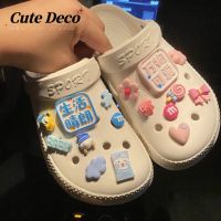 【 CuteDeco】Cute Sponge Baby (13 Types) Strawberry Bear / Three Eyed Baby / Duffy Bear Charm Button Deco/ Cute Jibbitz Croc Shoes Diy / Charm Resin Material For DIY