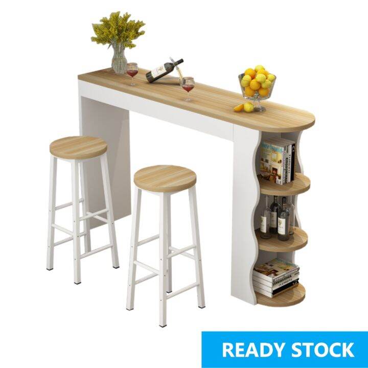 【Living Room】Bar Table Counter Meja Bar Kitchen Dining Table