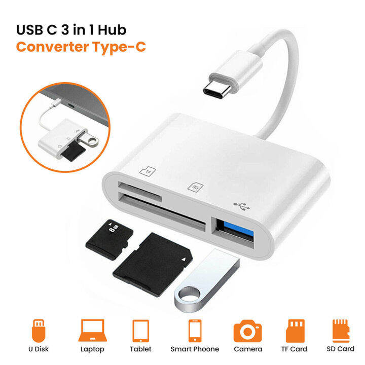 keyng-usb-c-การ์ดรีดเดอร์-sd-3-in-1-usb-อะแดปเตอร์-otg-เข้ากันได้กับบัตร-tf-sd-พร้อมตัวอ่านการ์ดความจำสำหรับเครื่องเขียนกล้องโทรศัพท์แฟลชขนาดกะทัดรัด-usb-c-huawei-สำหรับ-ipad-pro-สำหรับ-macbook-usb-เค