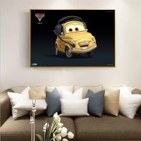 Modern Car Painting Wall Art โปสเตอร์สำหรับตกแต่งบ้าน