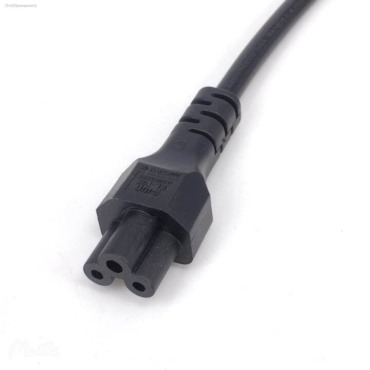 black-20cm-copper-10a-250v-standart-iec320-c14-male-to-c5-female-ups-pdu-apc-laptop-power-conversion-wire