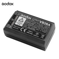 Godox VB26แบตเตอรี่ Li-Ion DC 7.2V 2600MAh 18.72Wh เปลี่ยนแบตเตอรี่สำหรับ Godox V1S V1C V1N V1F V1O V1P รอบหัวแฟลช Speedlite