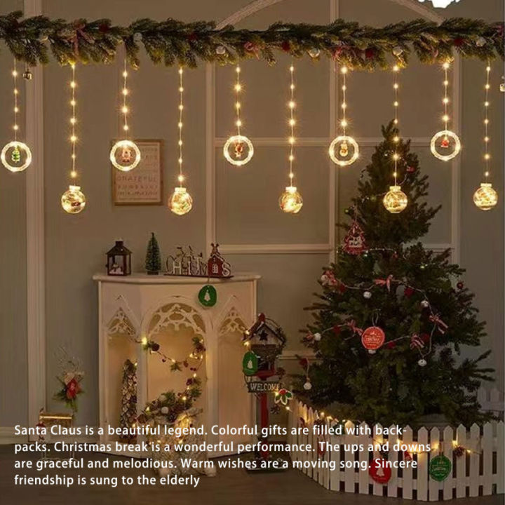 ไฟม่านไฟ-led-8โหมดสำหรับงานแต่งงาน-หลอดไฟประดับแบบสายคริสต์มาสซานตาคลอสการตกแต่งคริสต์มาส