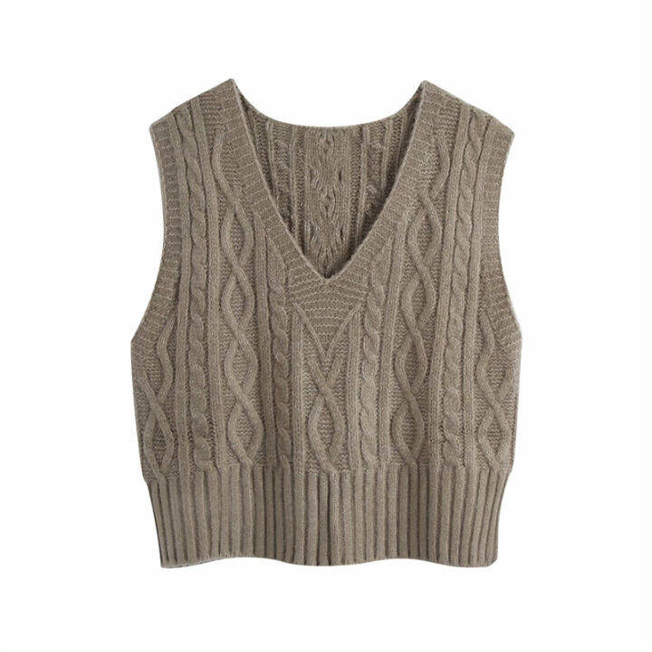 snican-solid-fashion-knitted-sweater-vest-crop-tops-jumper-mujer-pull-femme-hiver-za-women-fashion-autumn-winter-pullover