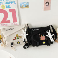 Le Petit Princes Women Girls Shoulder Bag Cross Body Bag Cartoon Shoulder Bag Junior High School Students Campus Large-Capacity Japanese Nylon Cloth Tooling Messenger Bag กระเป๋า